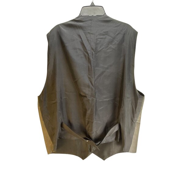 Carrot & Gibbs Men's XXL Black White Polka Dot Vest USA Handmade Formal Luxe - Picture 4 of 6